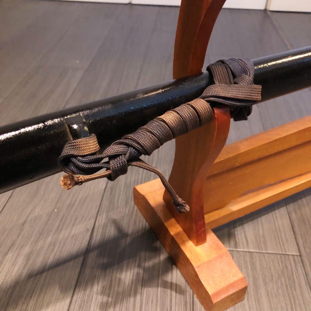 高級模造刀　高級居合刀　樋入り刀身　優波紋　亜合金刀身　居合刀