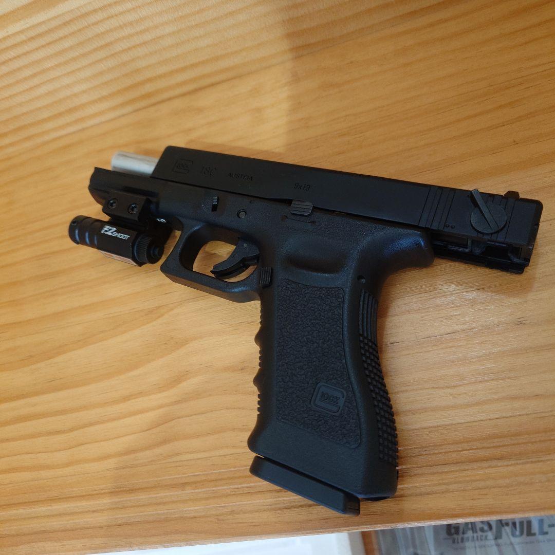 最終値下 東京マルイ メタルバレル カスタム グロック18C ガスブローバック