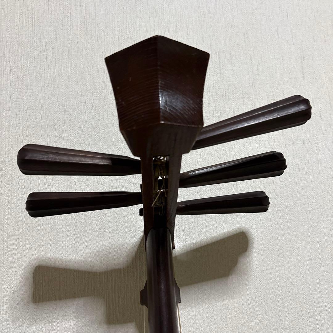筑前琵琶　五弦　五柱　琵琶　楽器　希少　琵琶立て　弦楽器　琵琶台　民族楽器　5弦