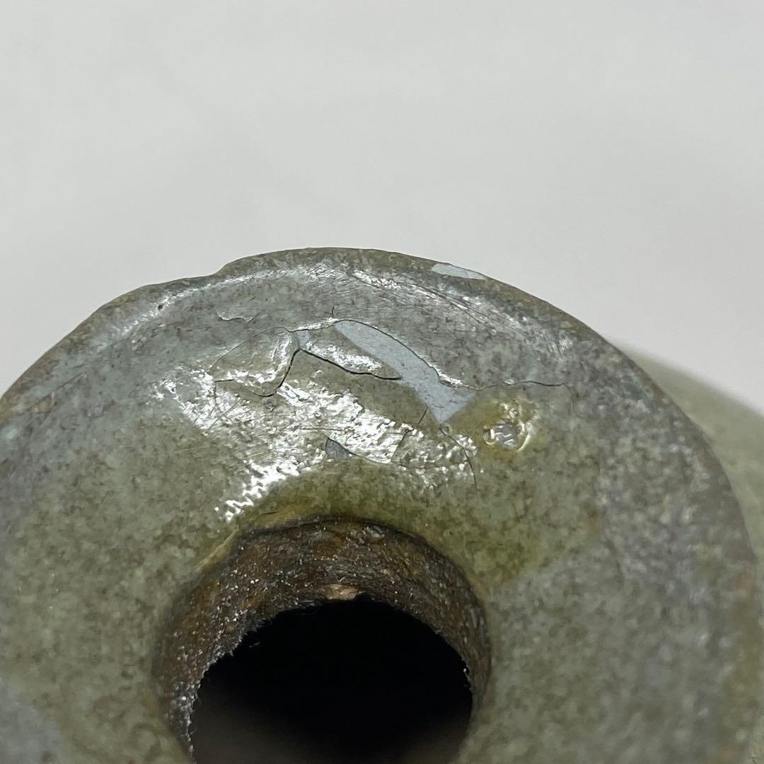 16世紀　高麗青磁　油壺　高さ約5.2㎝　東さ7-0804☆2F