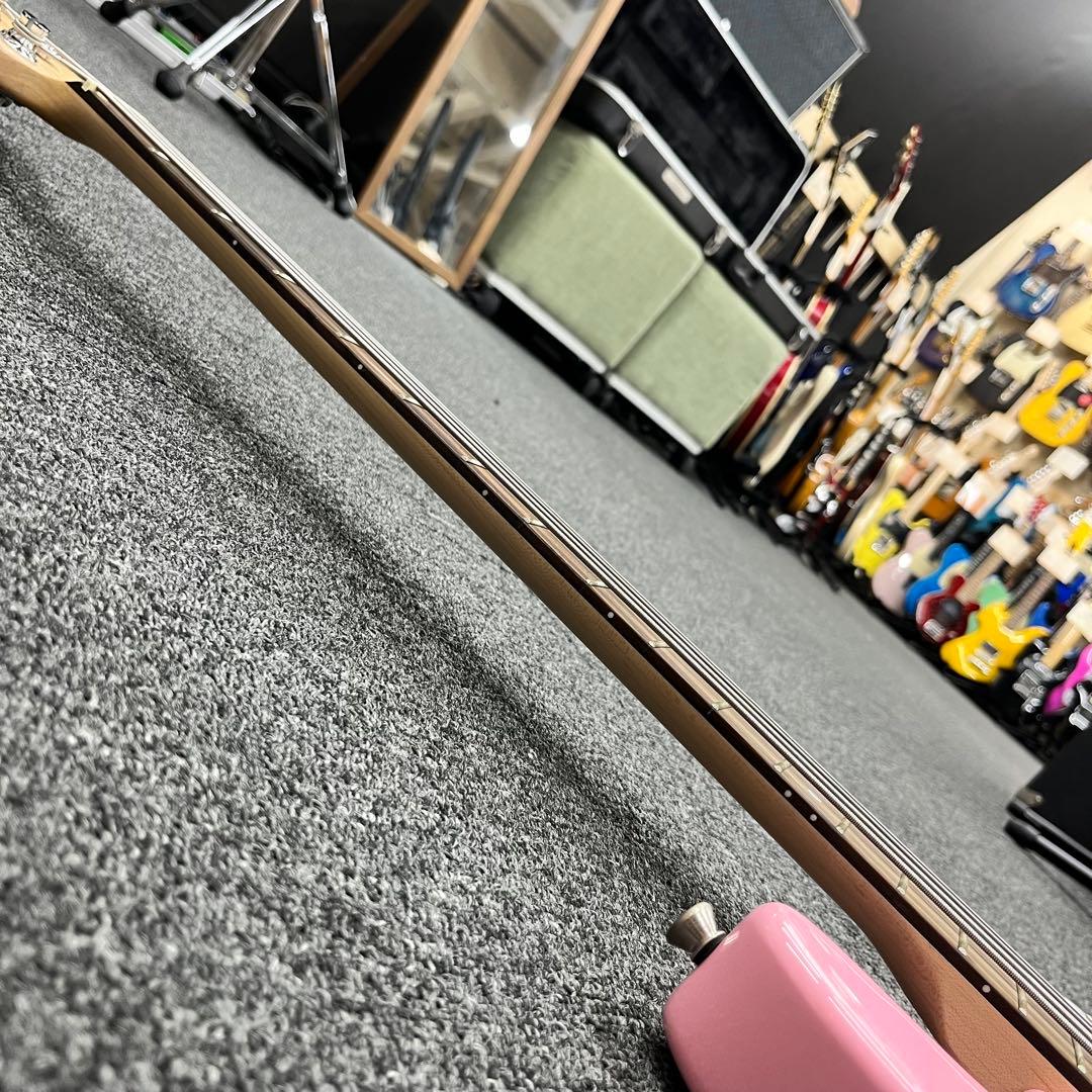 【11372】Bacchus WJB-330R ジャズベースタイプ ピンク