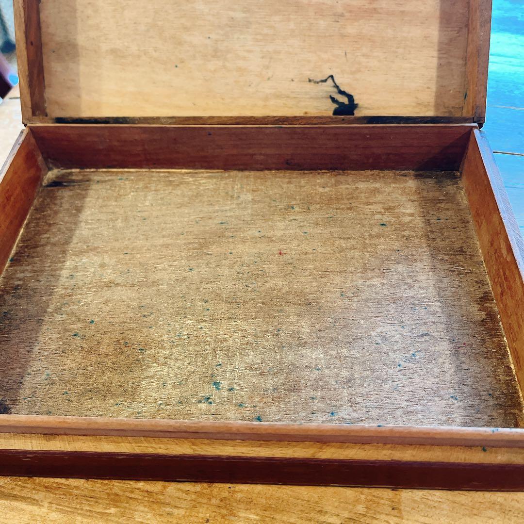 フランス　良いアンティーク感のウッドボックス