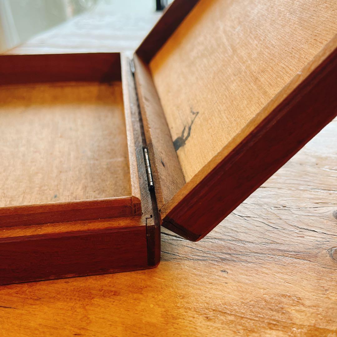 フランス　良いアンティーク感のウッドボックス