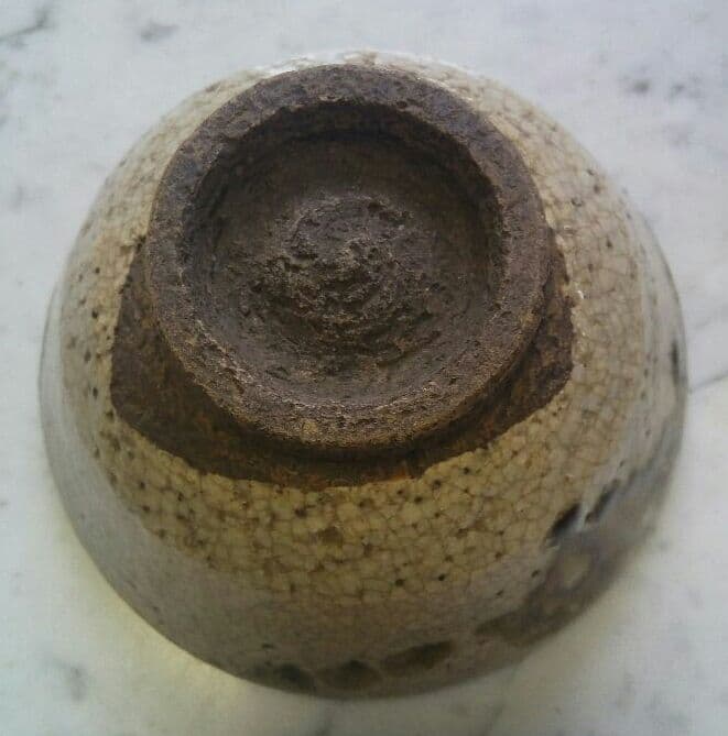 古萩　茶碗