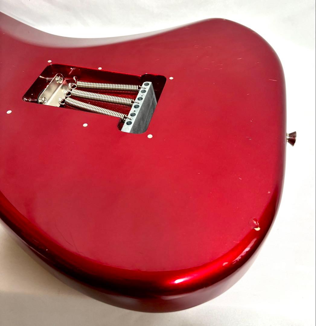 【新品弦張替済】Fender Japan ストラト キャディーアップルレッド