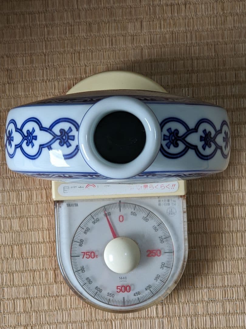 ♦京焼名跡 第四代三浦竹泉造 染付青華文様 扁壺 花器 古美術品 工芸品 骨董品