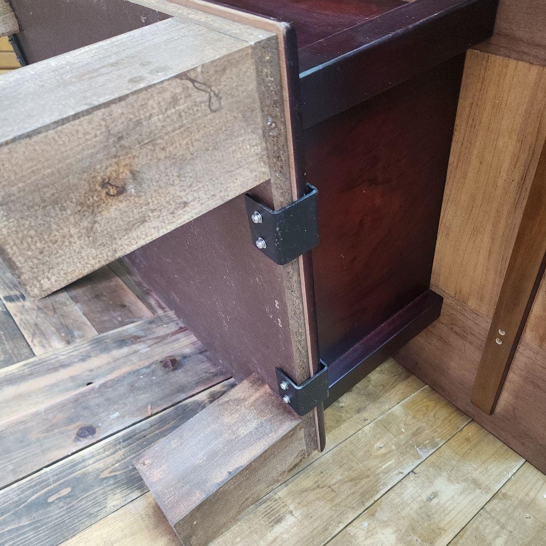 大型火鉢テーブル引き出し付き