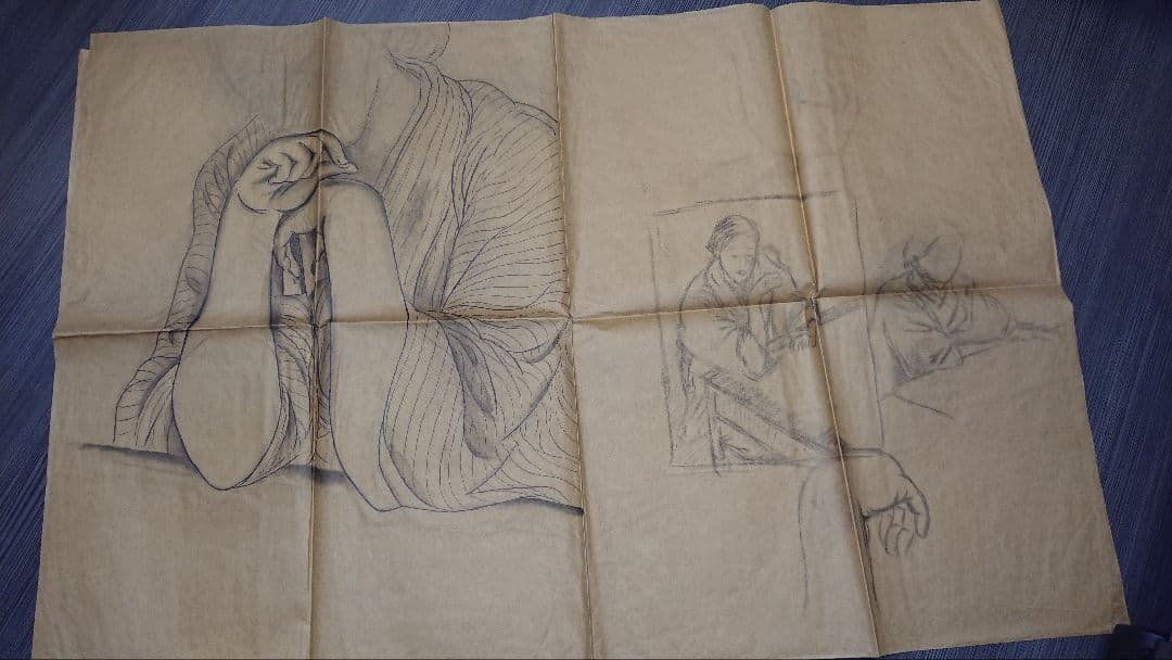 【真作】小倉遊亀　肉筆画、画帳、色紙、下描き、手紙など