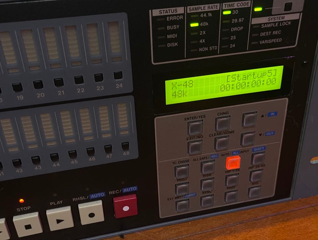 TASCAM X-48 フルI/O仕様（ADAT48ch）ワークステーション