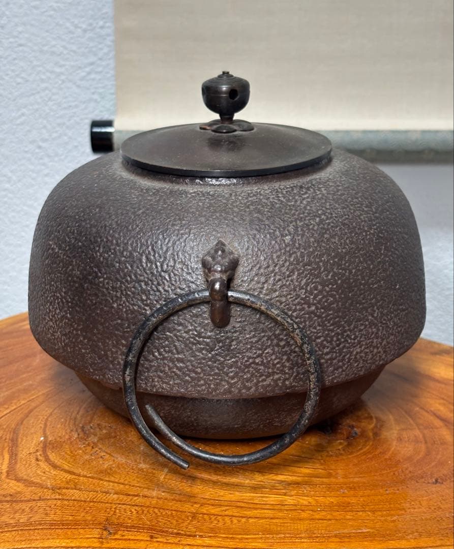 龍面風炉 龍面釜 野々田炭型電熱機 一式 野々田商器 茶道具