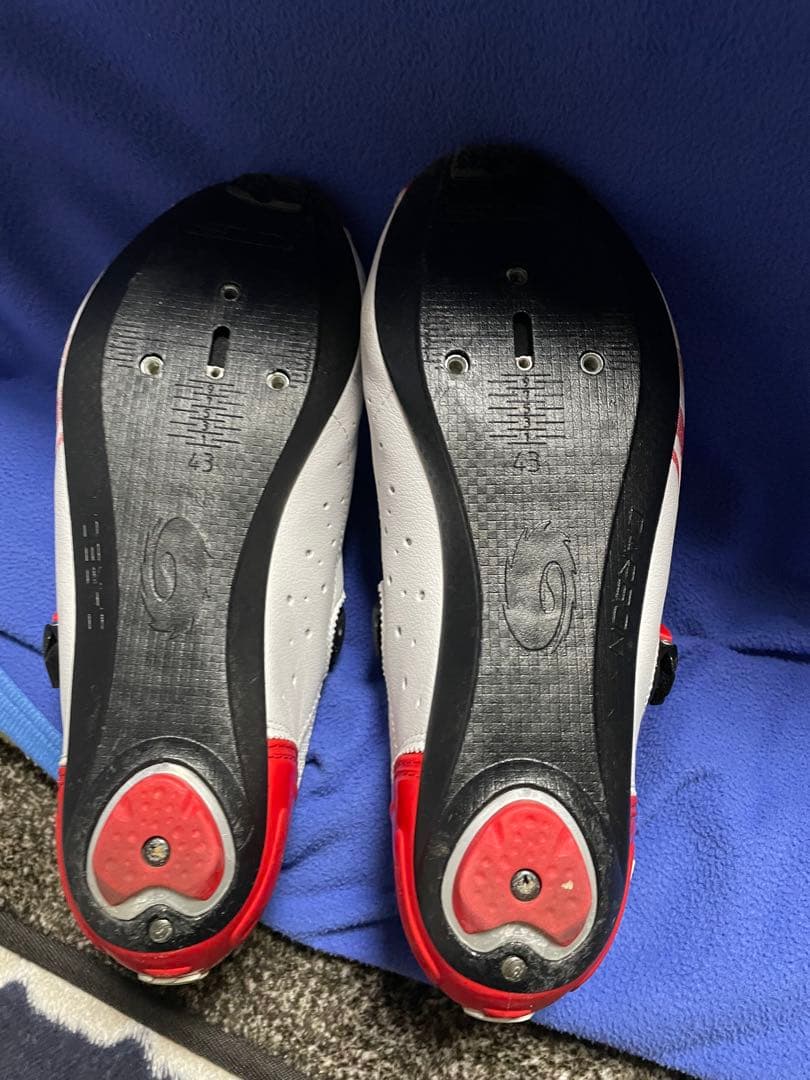 最終値下げSIDI SPIT サイクリングシューズ レッド/ホワイト