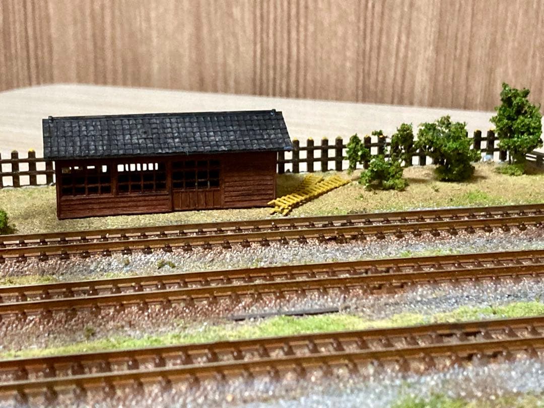 Nゲージ 鉄道模型ジオラマ 昭和のレンガ機関庫