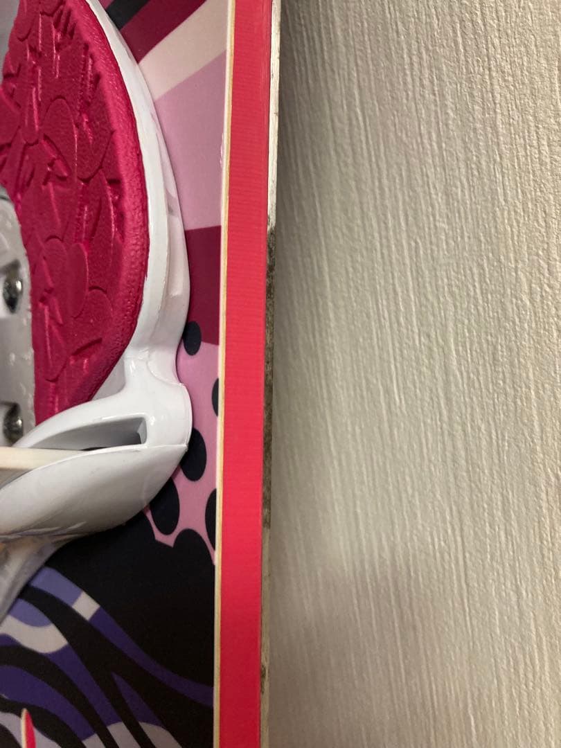 美品！レディーススノーボード 板kissmark 145 ダブルキャンバー