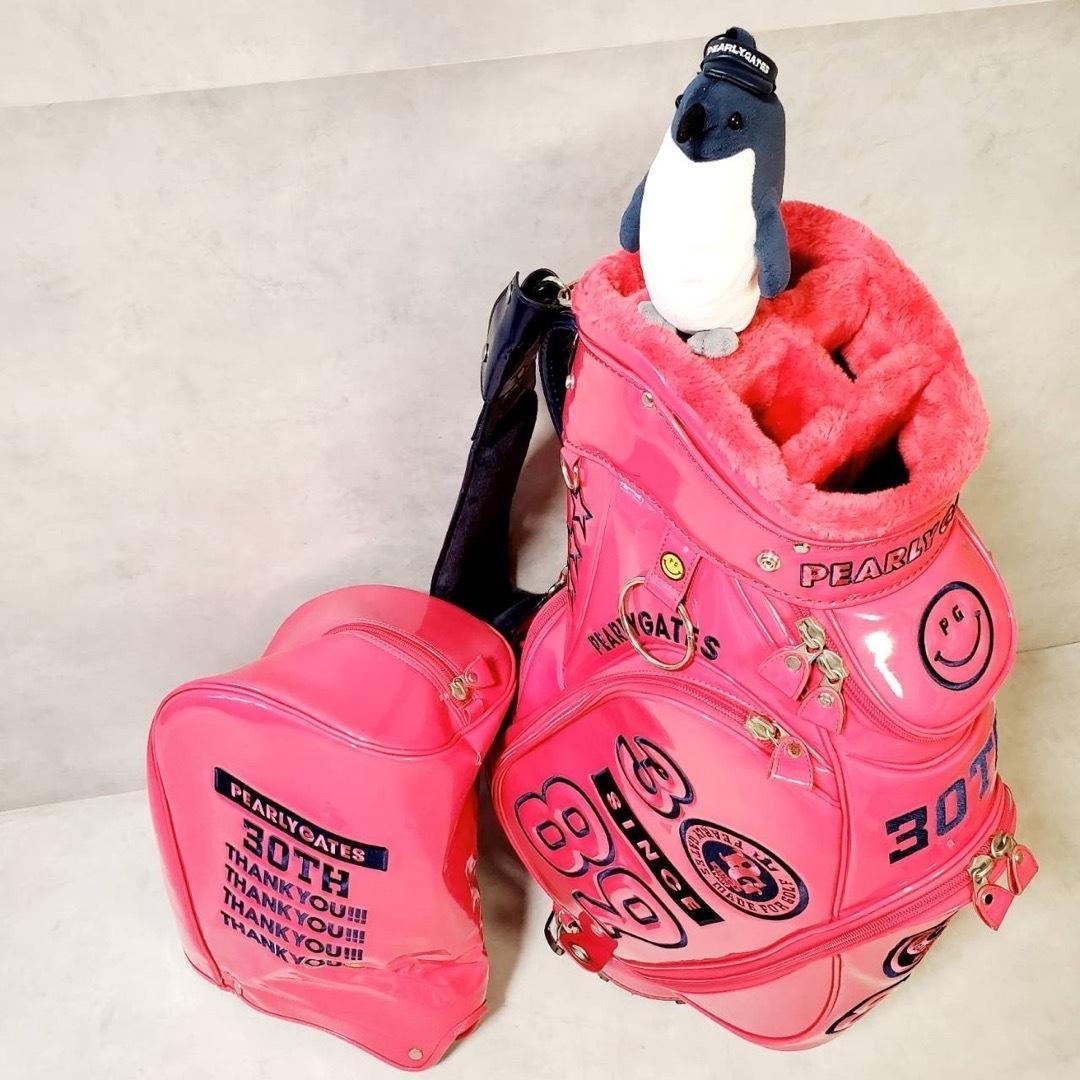 希少・激レア パーリーゲイツ 30周年限定 ゴルフバッグ ピンク キャディバッグ