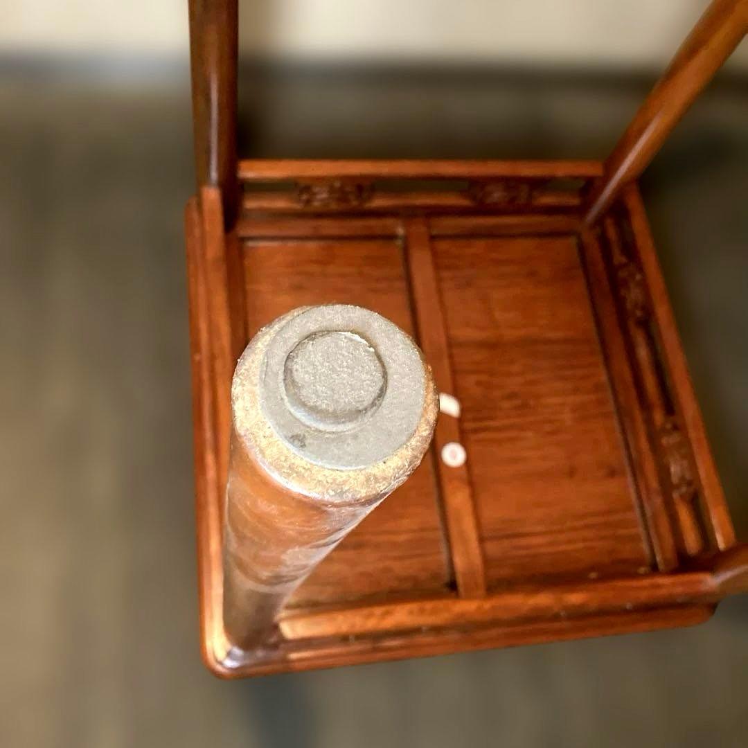 【栄華紅木】 中国家具　 チャイナアンティーク ダイニングテーブル 机　テーブル