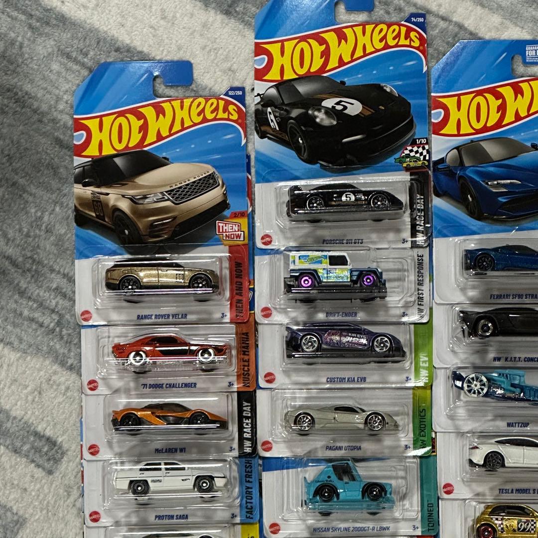 ホットウィール ベーシック 36台セット⑫ フェラーリ GT-R等