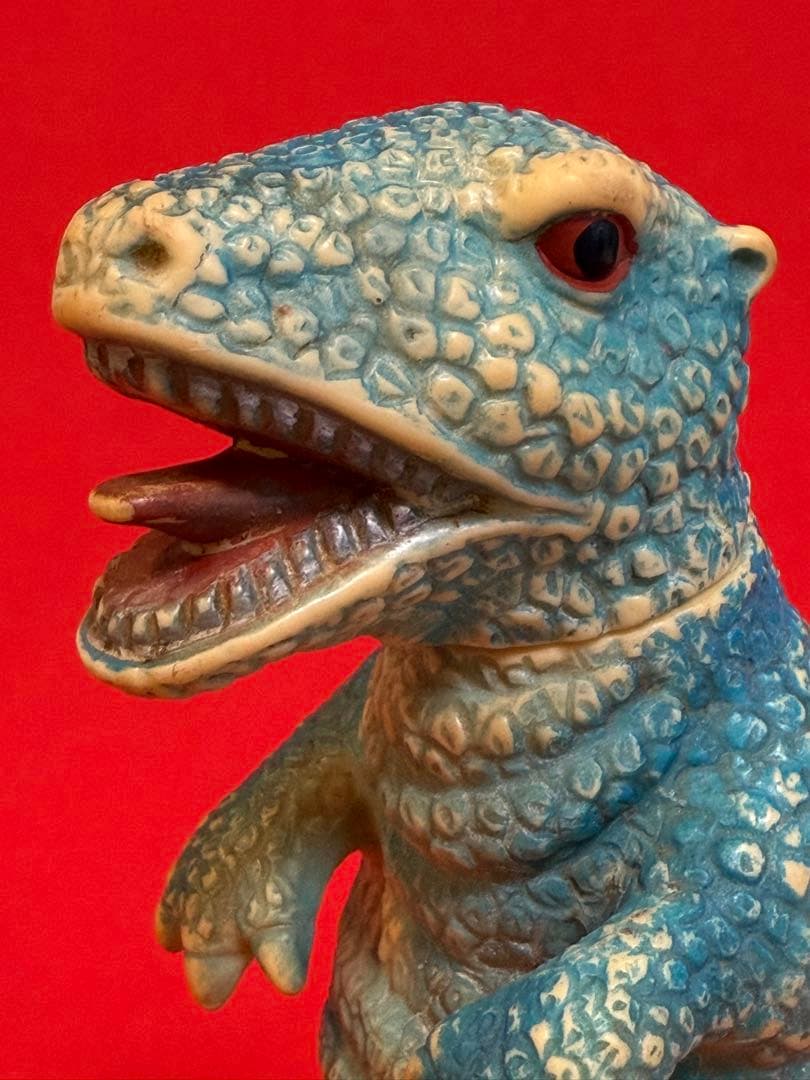 ク*マ様 当時物 ★☆ マルサン ゴロザウルス 怪獣 ソフビ ゴジラ