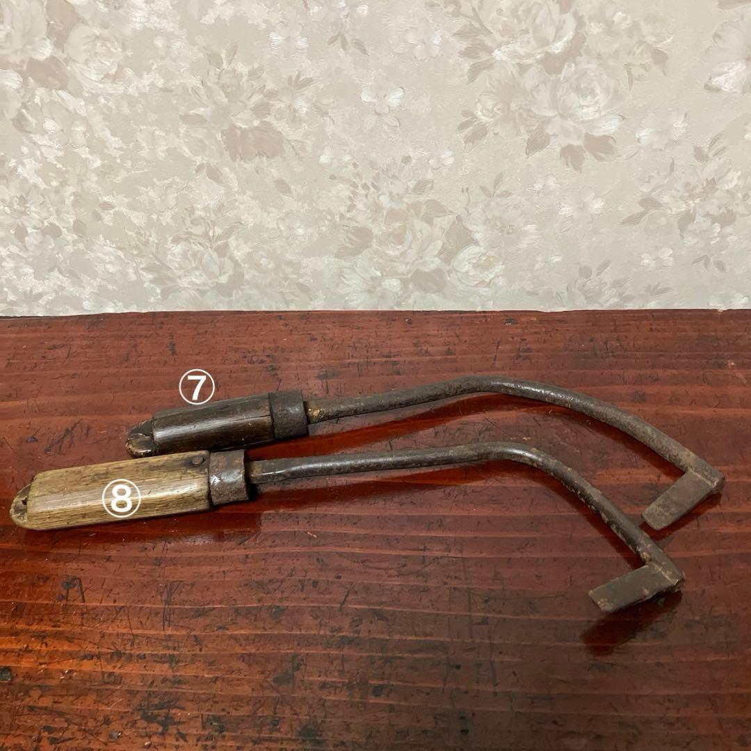 古い蔵戸の「落とし鍵」各種１０点