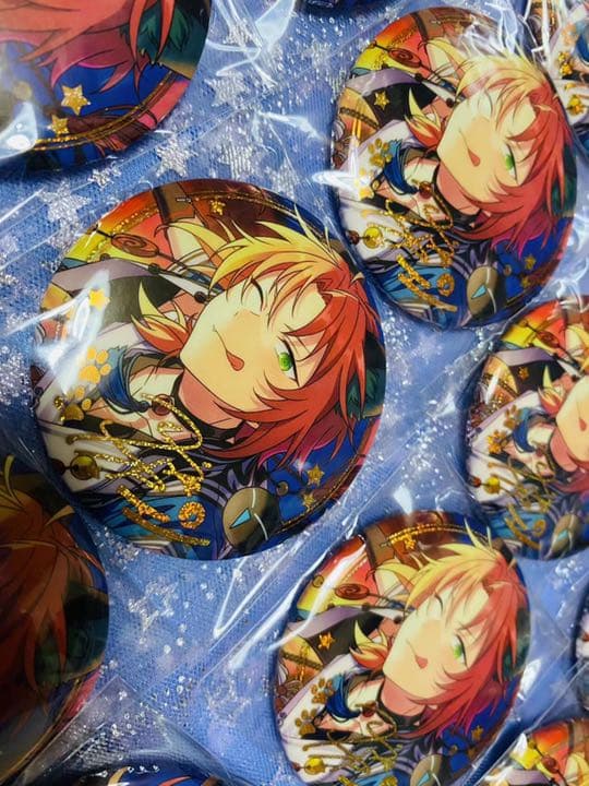 レオ　あんさんぶるスターズ　あんスタ 中国 招募缶バッジ 開花後 限定スカウト