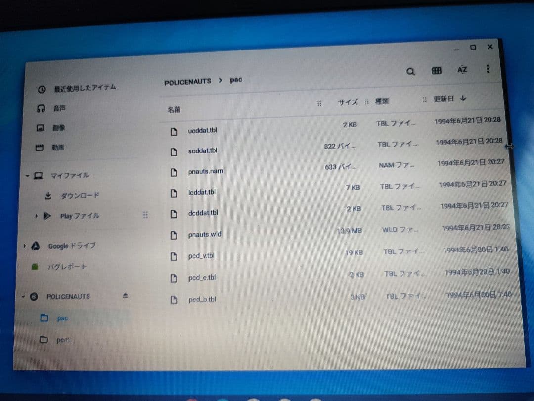 コナミPC-9821版ポリスノーツ
