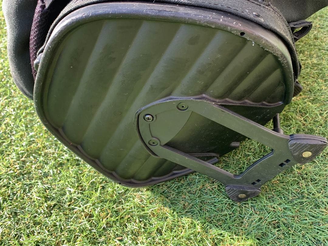 BRIEFING キャディバッグ 黒 カバー付きCR-2 ゴルフ