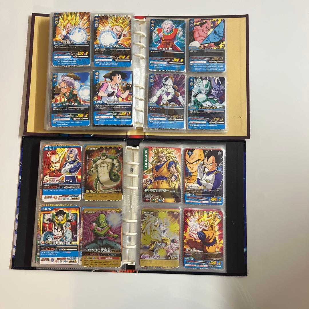 ドラゴンボールヒーローズ　爆裂インパクト　データカードダス引退品　バインダー付き