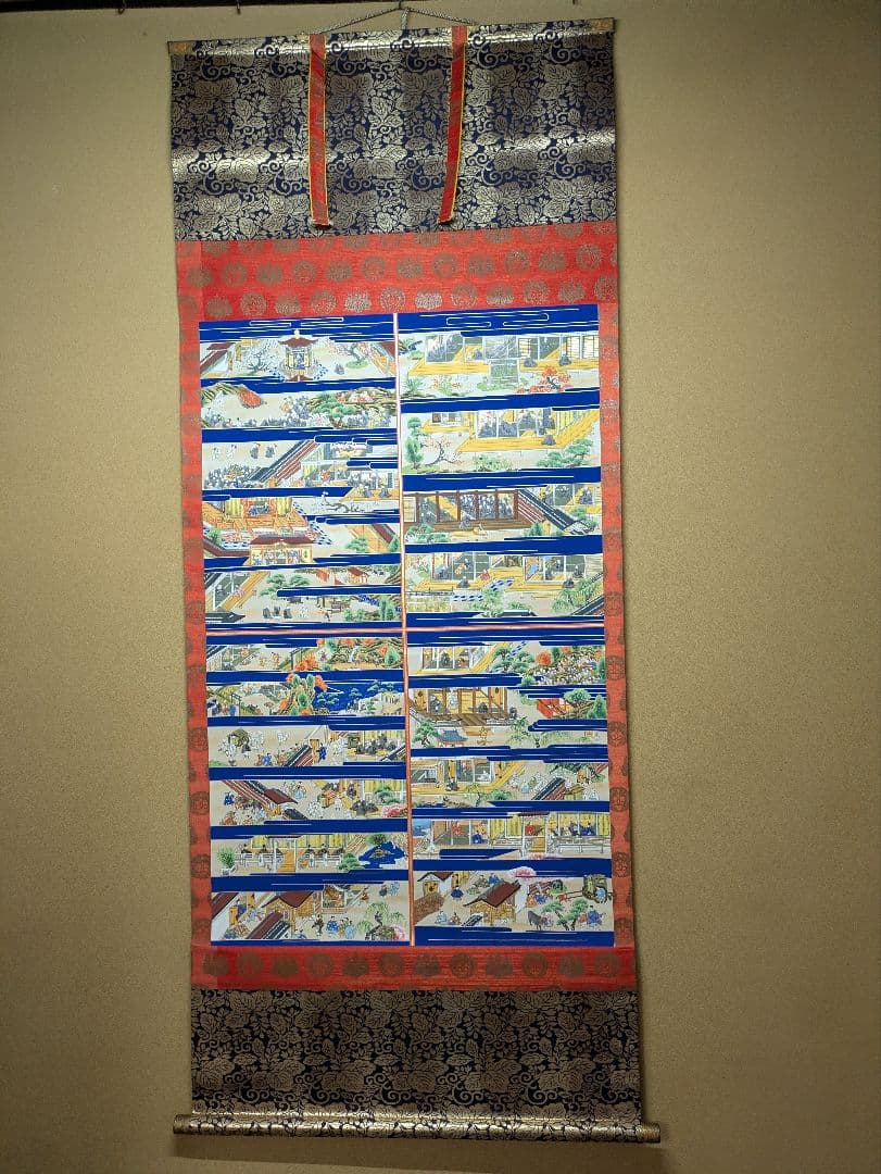 親鸞聖人御絵伝 表具 西本願寺紋