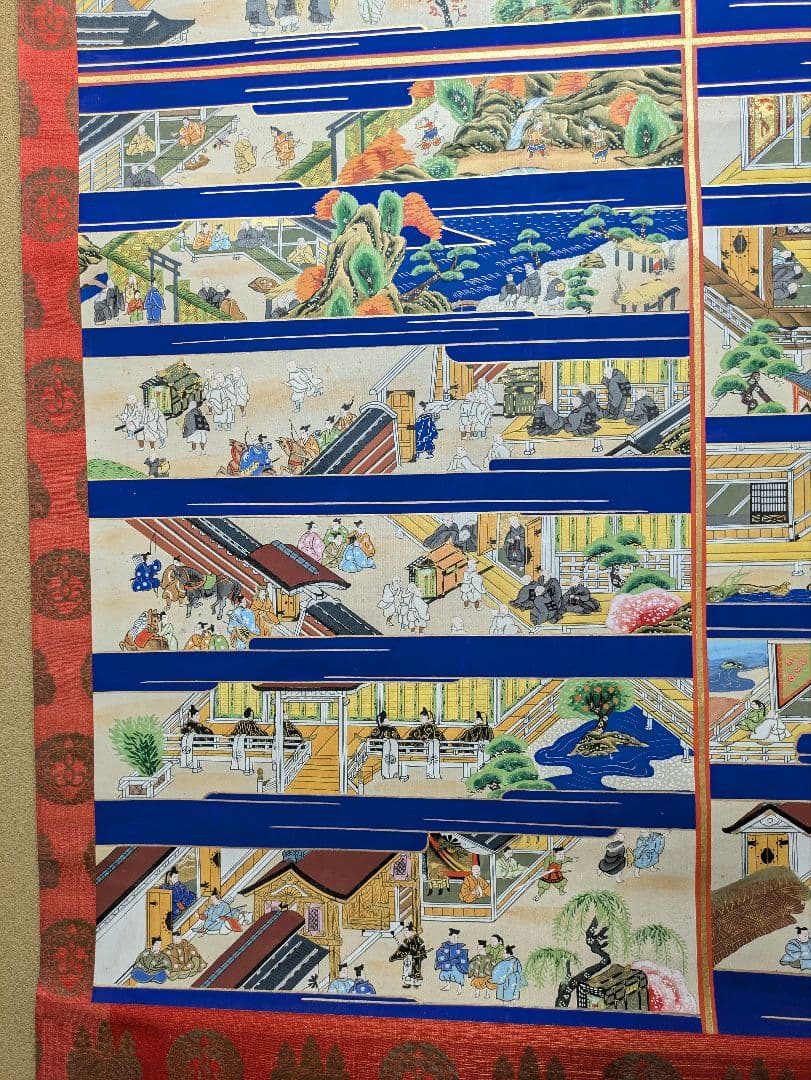 親鸞聖人御絵伝 表具 西本願寺紋