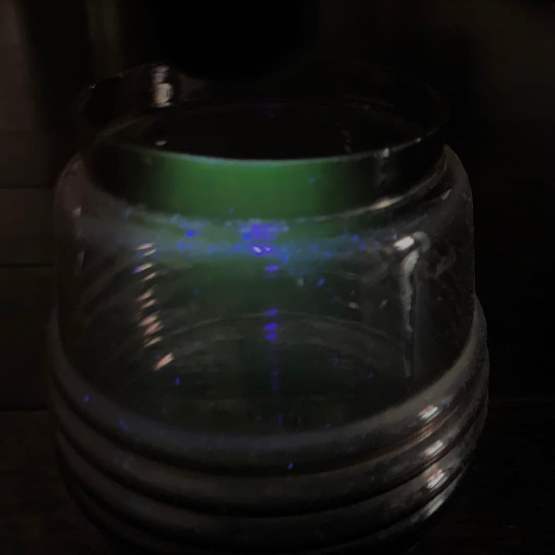 古い ガラス キャンディポット ガラス容器 古道具 アンティーク