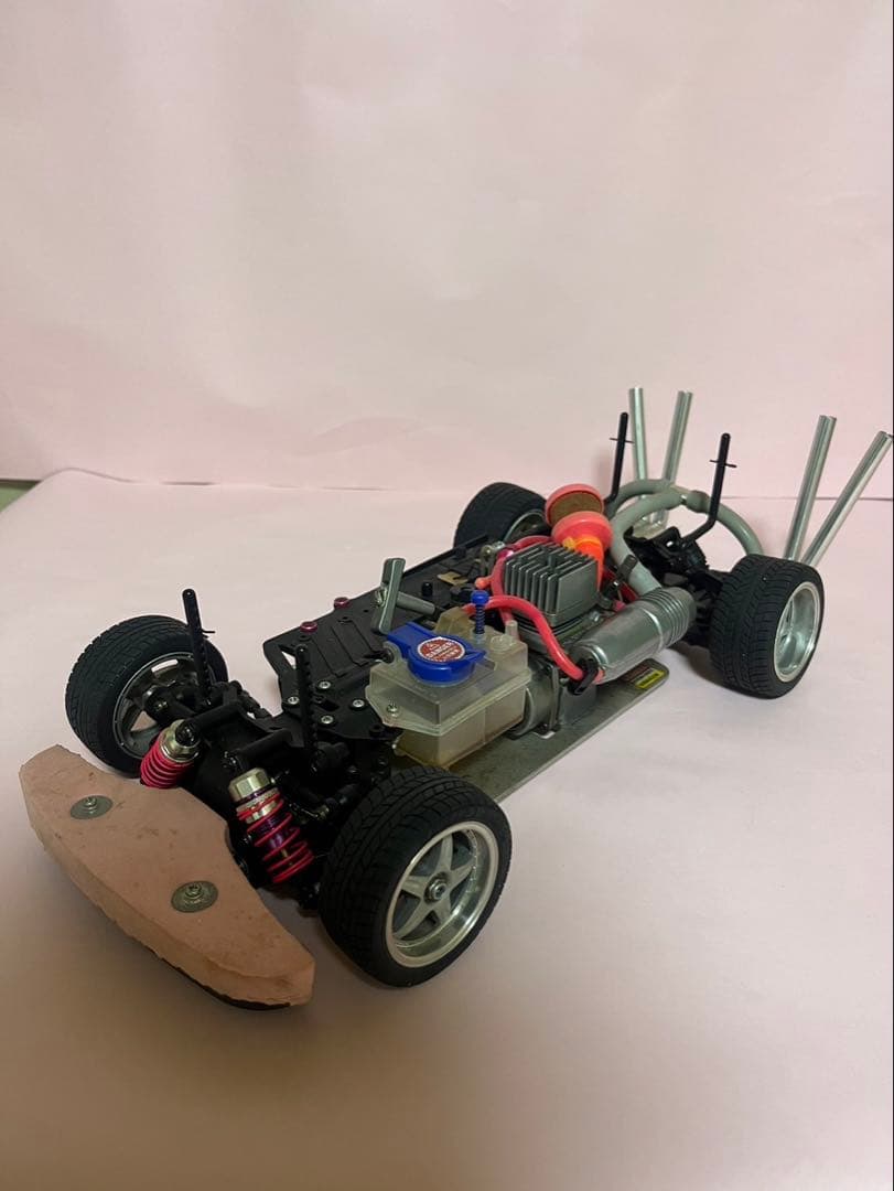 【値下げしました】 エンジンラジコンタミヤTG10セルシオタケヤリ仕様プロポ付き