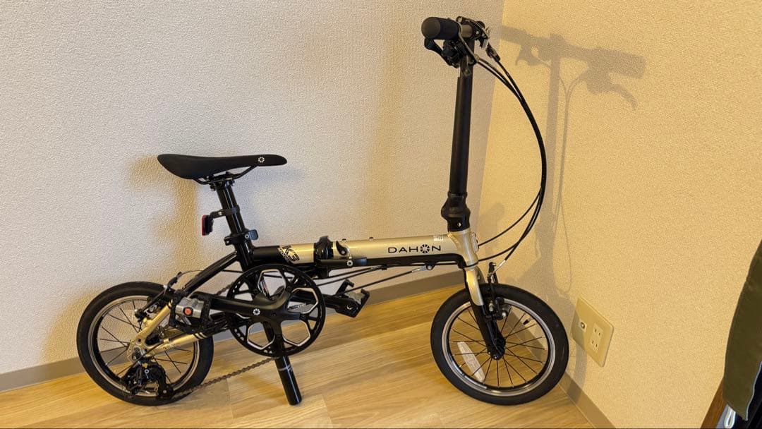 DAHON ( ダホン ) K3 シャンパン　折りたたみ自転車ペダル輪行袋付き