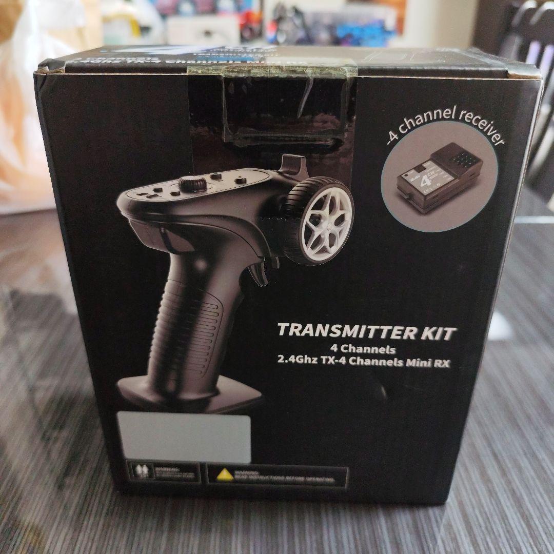 タミヤ 1/10JUNWATANABEバギーカー 青・紫・黒の水玉模様