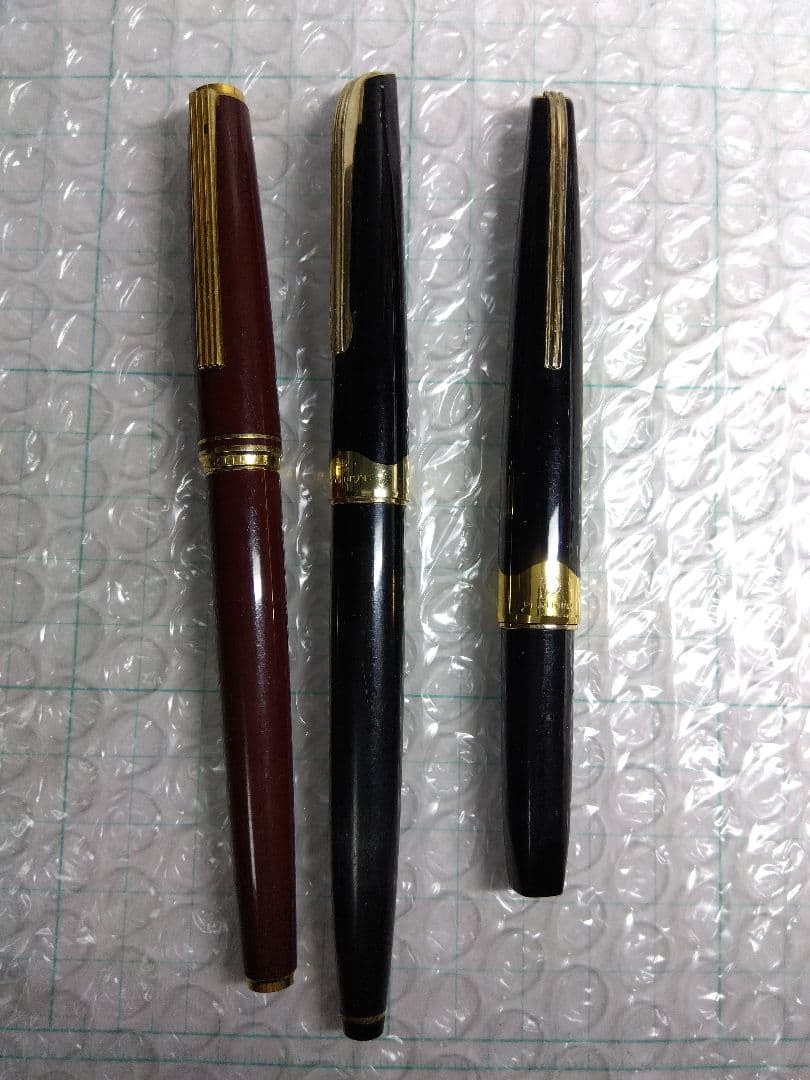 ペン先 14K x 1本、18K x 2本、万年筆　合計３本まとめ売り
