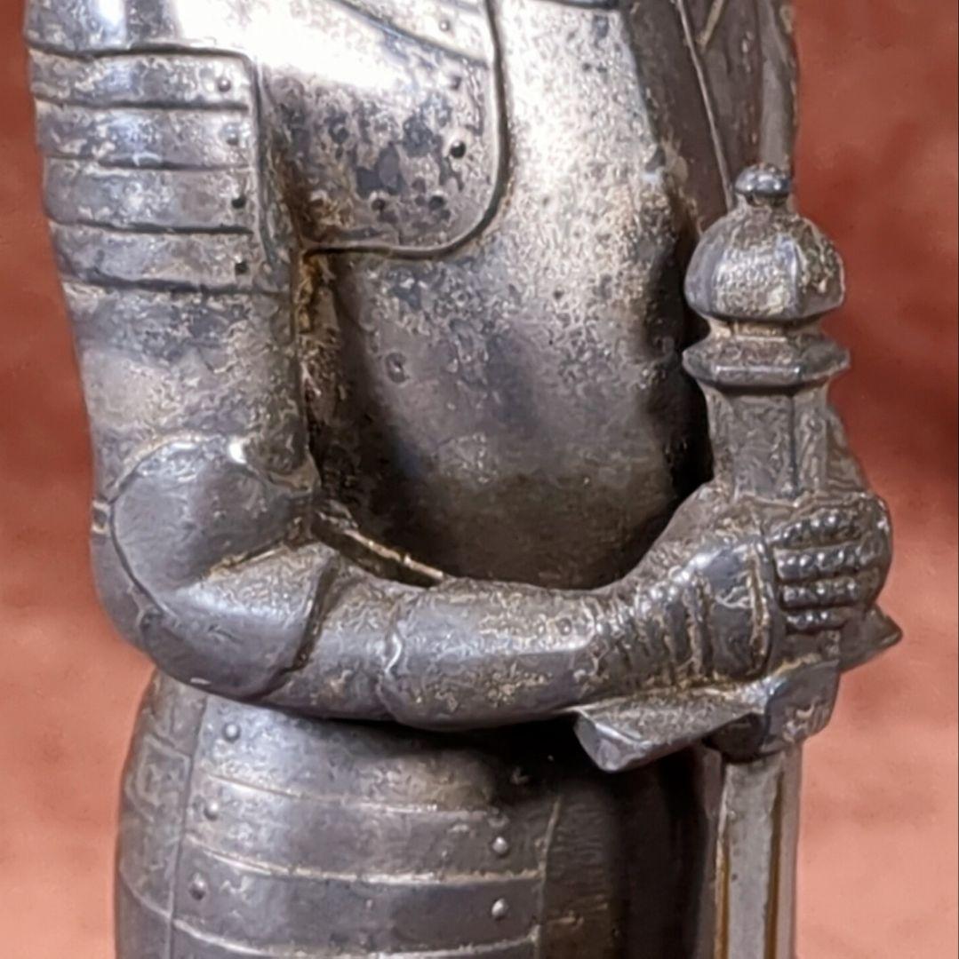 西洋騎士 スタチュー オイルマッチ（？）アンティーク雑貨