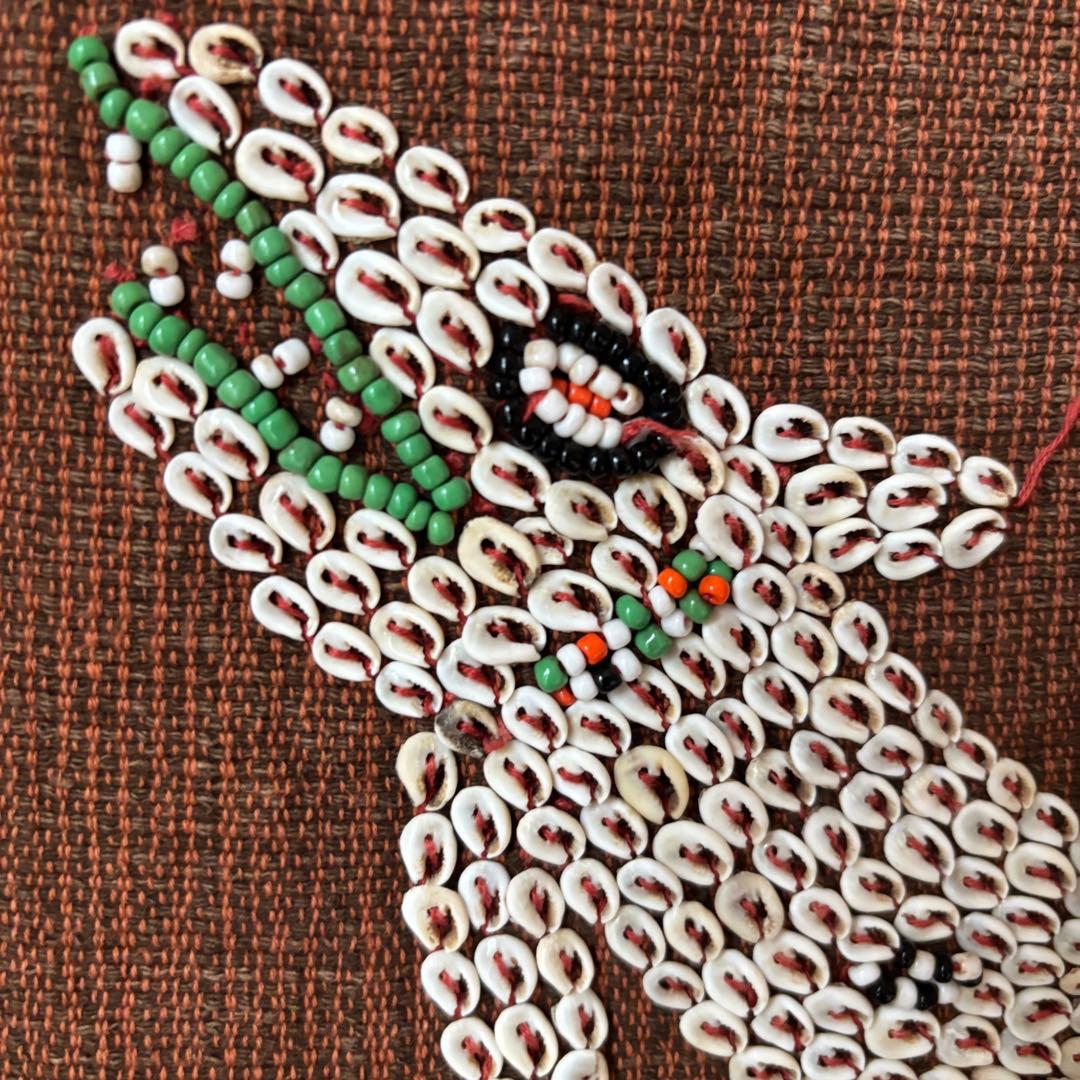 アニマル　手織り　ジェルワーク　タペストリー