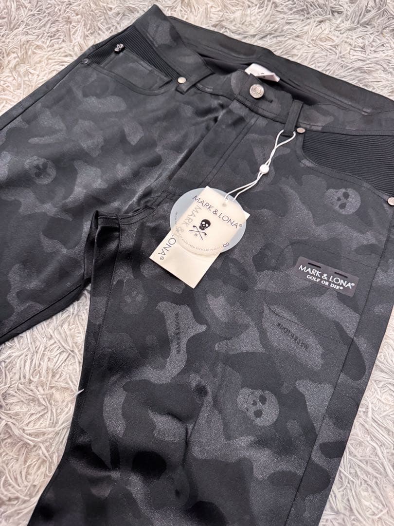 新品未使用 MARK&LONA スカルカモフラージュ パンツ