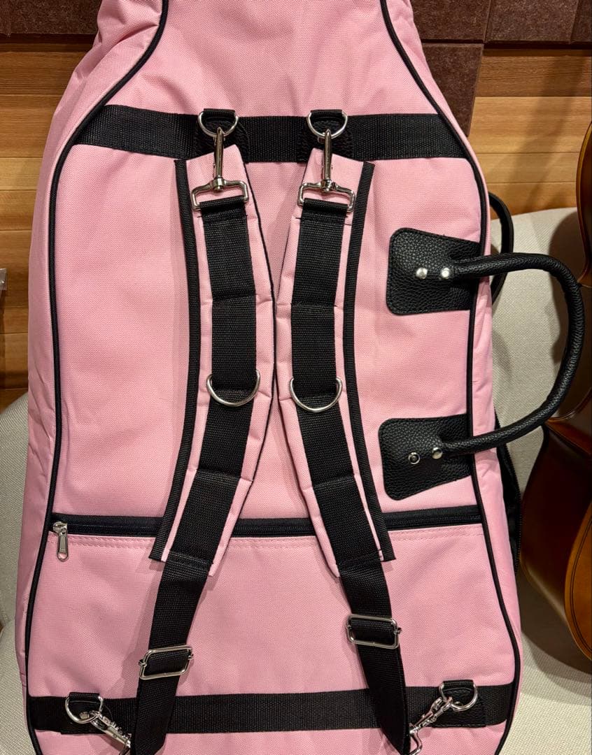 【San】1/2 チェロ ソフトケース・弓付き 初心者向け 分数