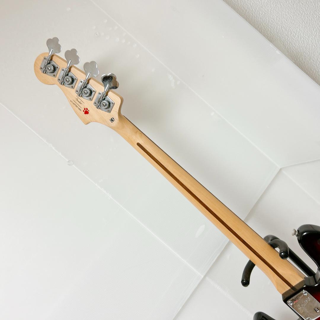 美品 Squier スクワイヤー ジャズベース ジャズベ 赤 レッド