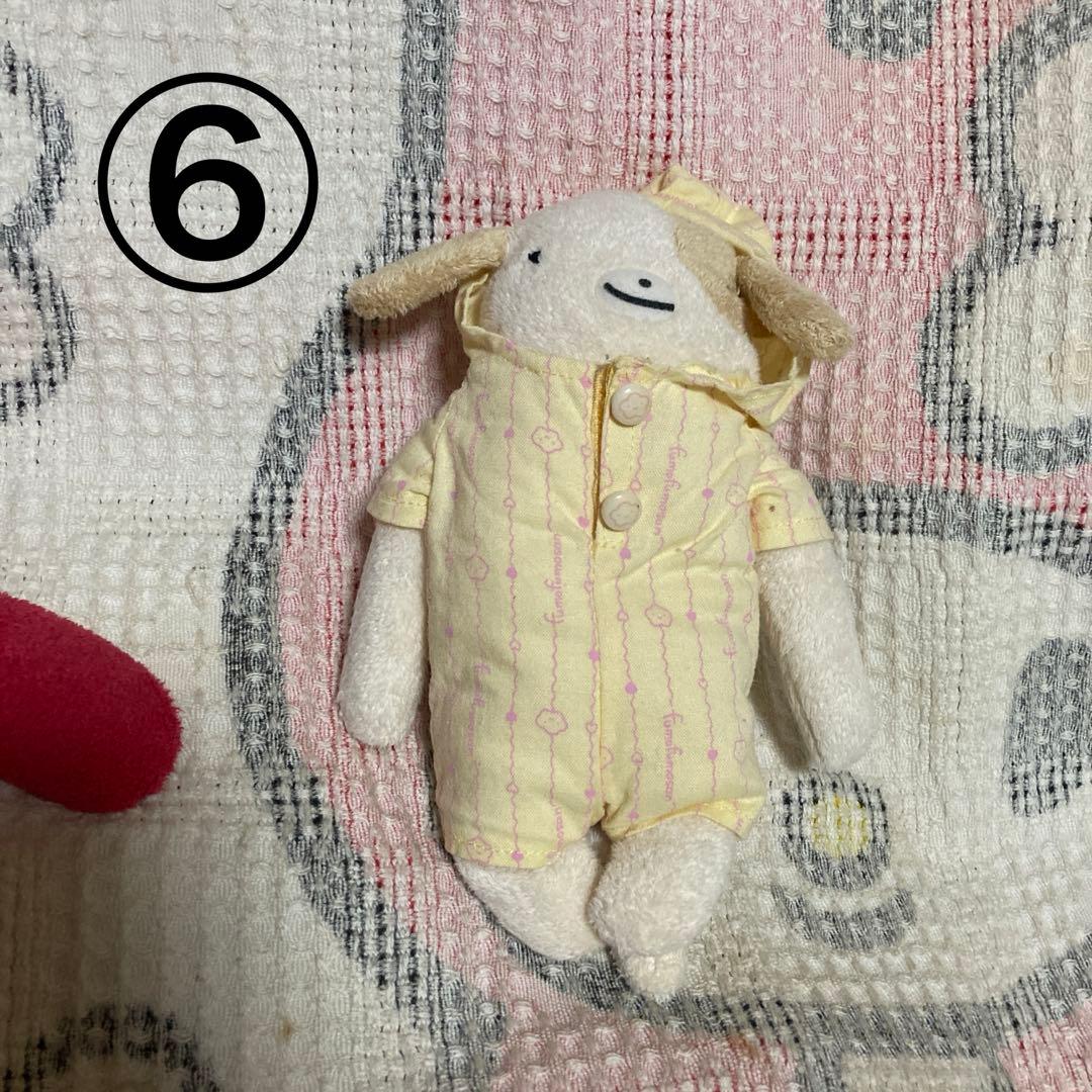 SHINADA シナダ　ぬいぐるみ　6コ　中古品　バラ売り不可　フモフモさん