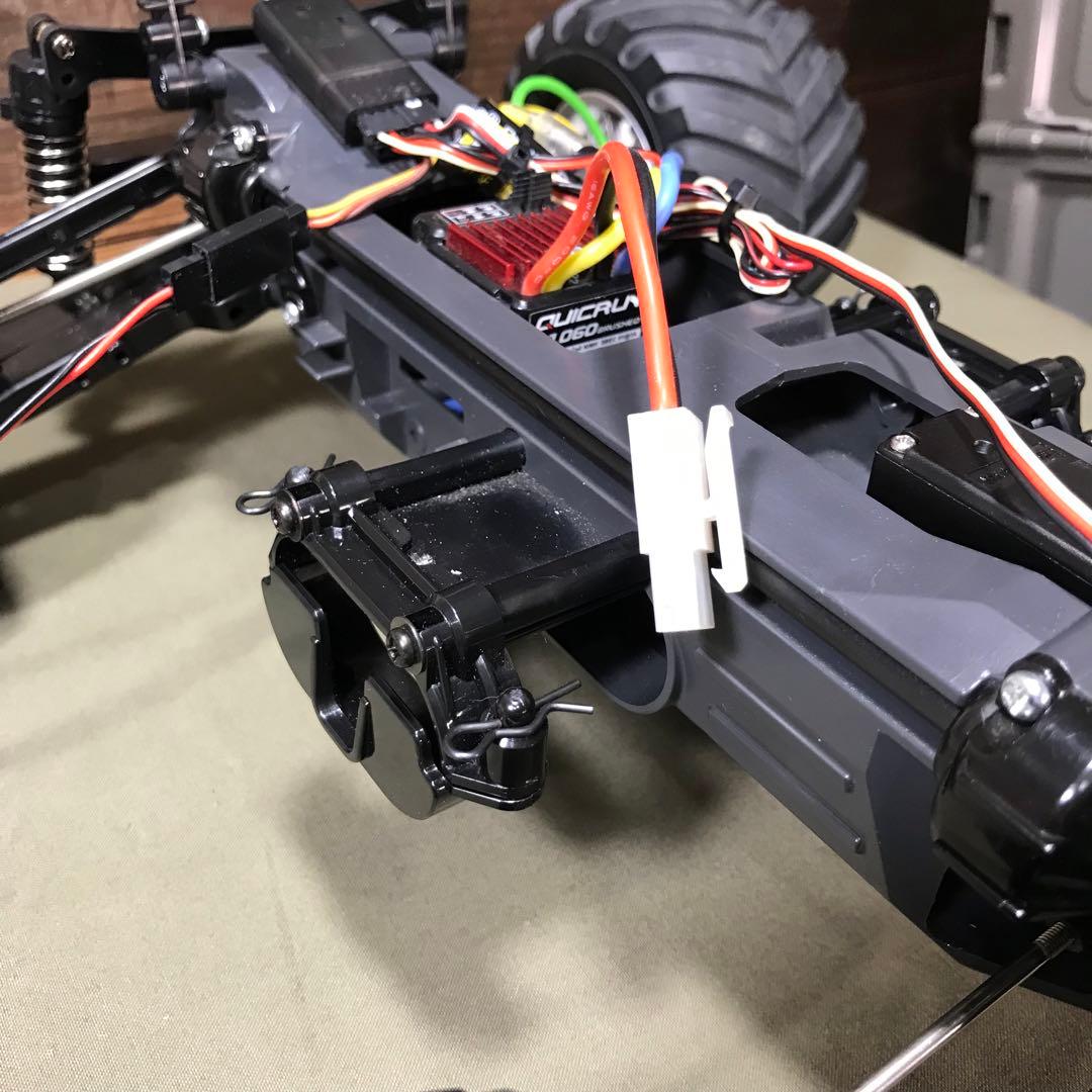 タミヤ　TL-01Bシャーシ　スカッシュバン　メカ付き