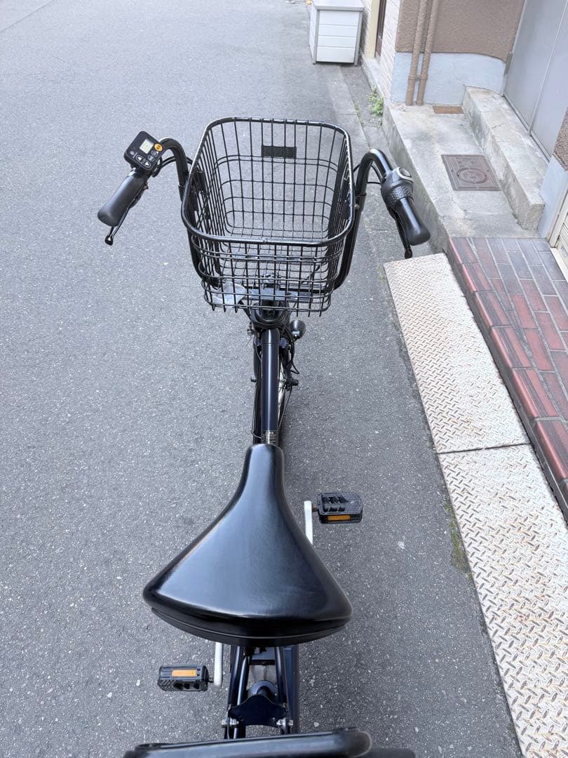 子供乗せ　パナソニック　電動アシスト自転車 チャイルドシート付き ブラック