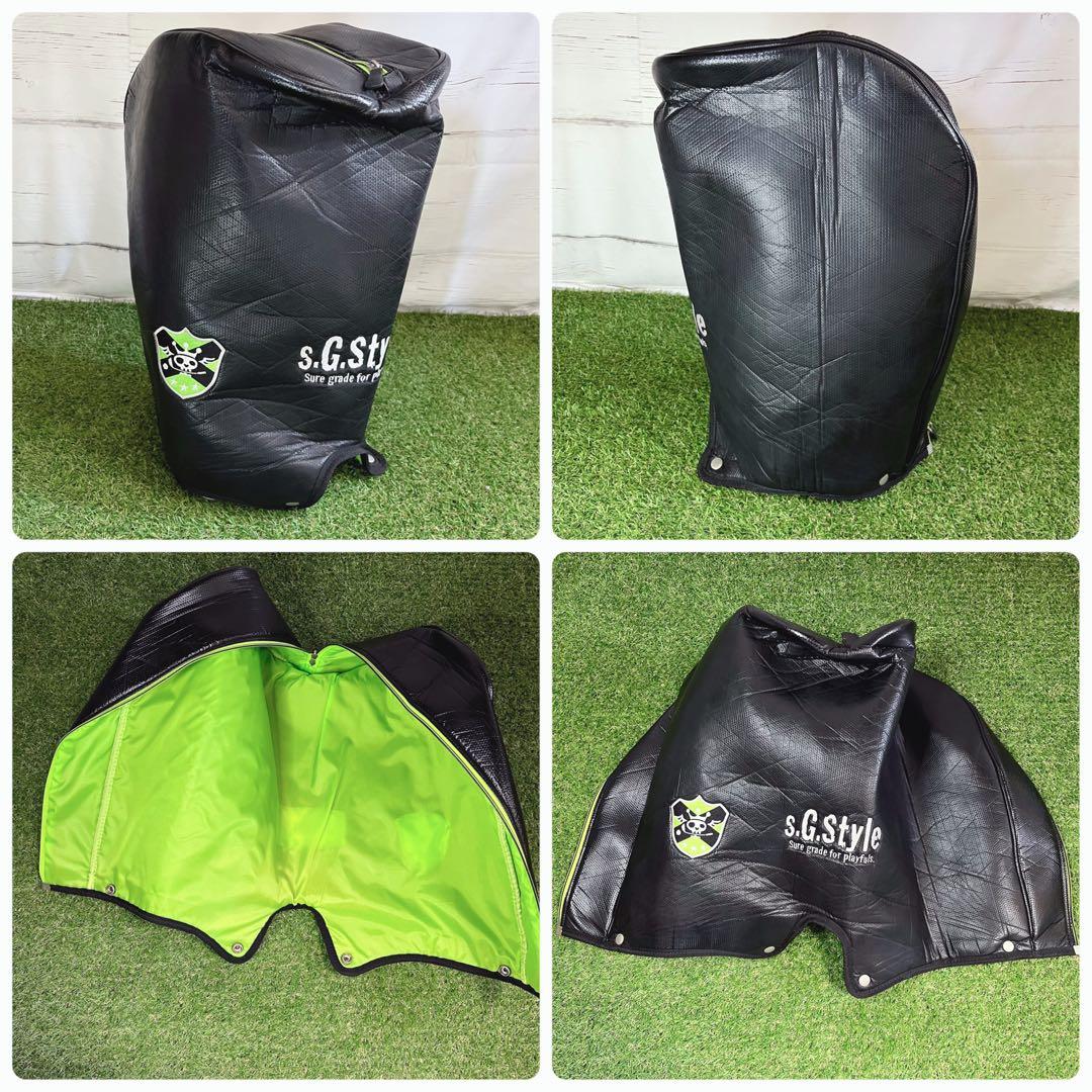 【入手困難】美品 S.G.style キャディバッグ ブラック グリーン レア