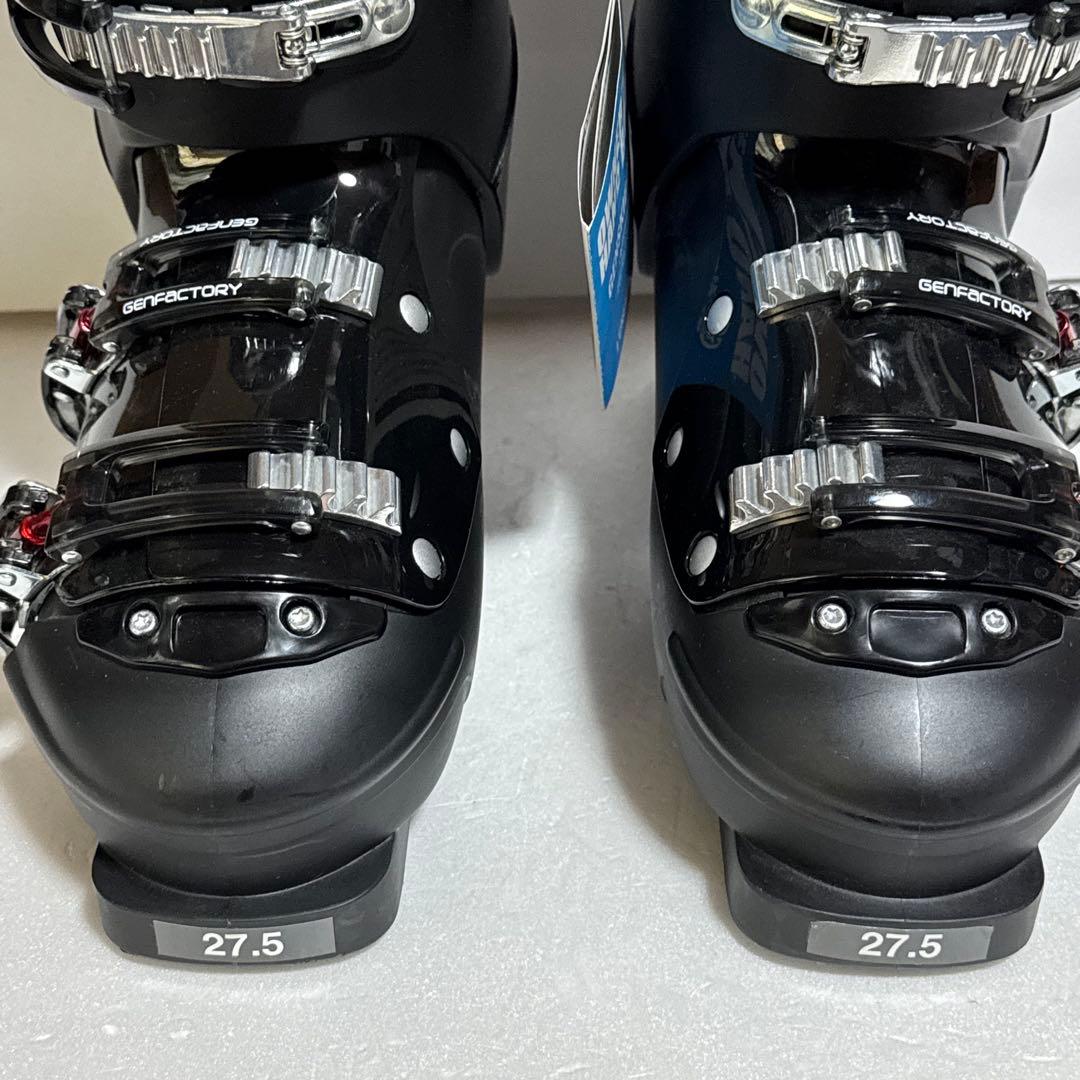 新品未使用27.5cmスキーブーツブラック 黒色初心者格安GENFACTORY