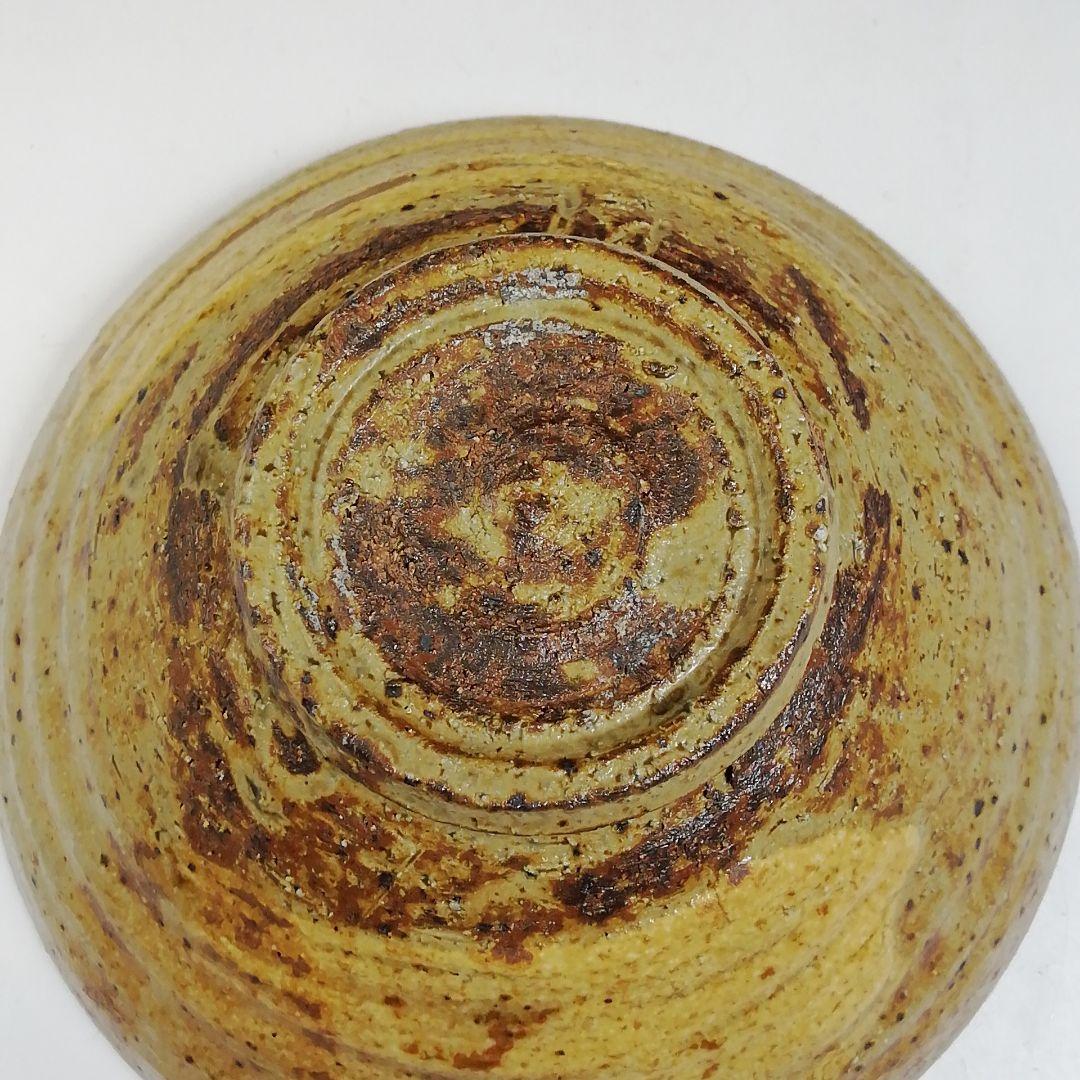 Ｔ７０１　茶碗　『刷毛目黄瀬戸茶碗』『椿窯　五島哲』　共箱　抹茶碗　茶道具