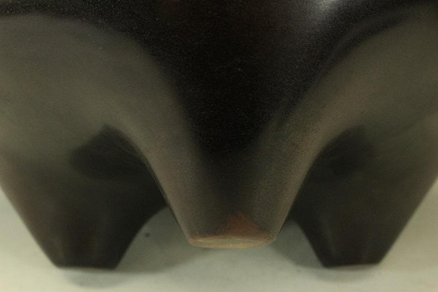 畠春斎作 伝 銅 風炉釜 茶道具 未使用(LC434)