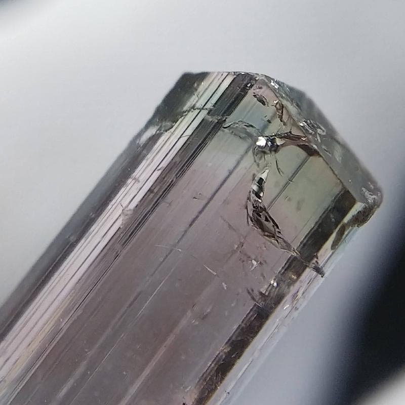 497 宝石質 トルマリン バイカラー アクロアイト タジキスタン産