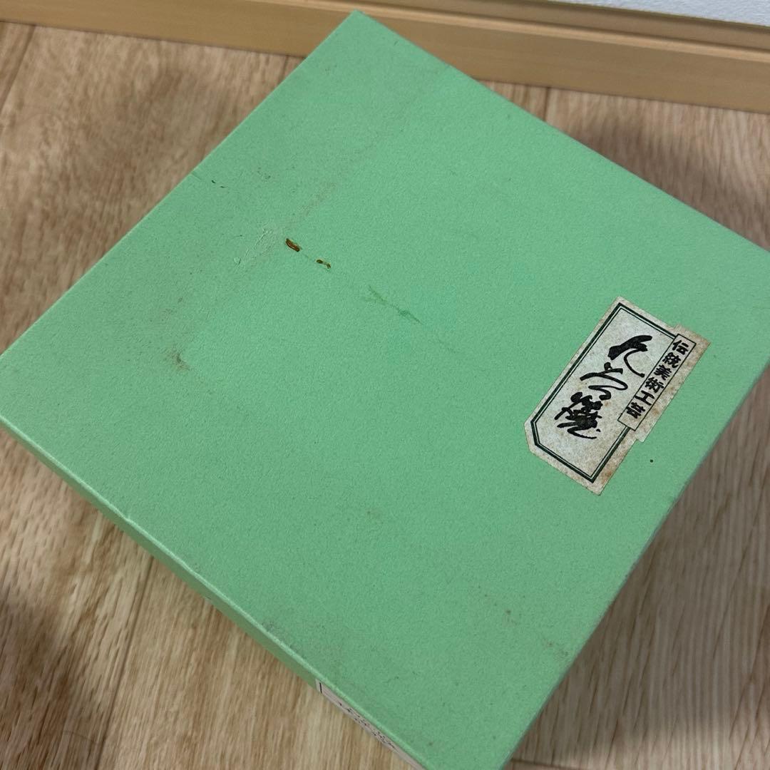 九谷焼 抹茶碗 赤絵　伝統工芸品　友山堂窯　川崎健次郎　手描き