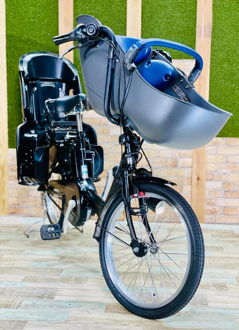 2018 マット系ブラック　ギュット　子供乗せ電動アシスト自転車 ZH2050