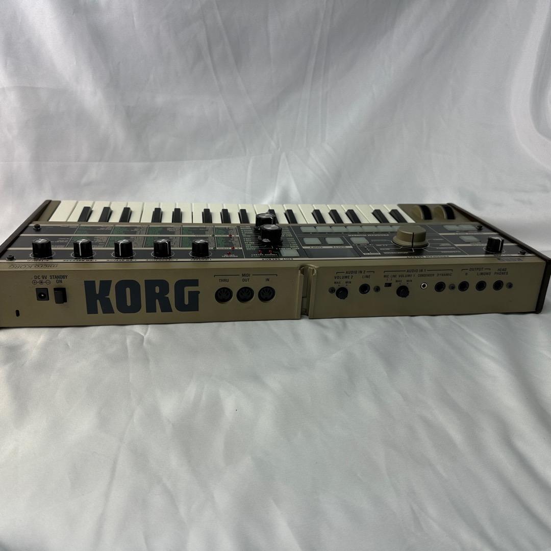 【美品】micro KORG シンセサイザー 37鍵 純正アダプター マイク付属