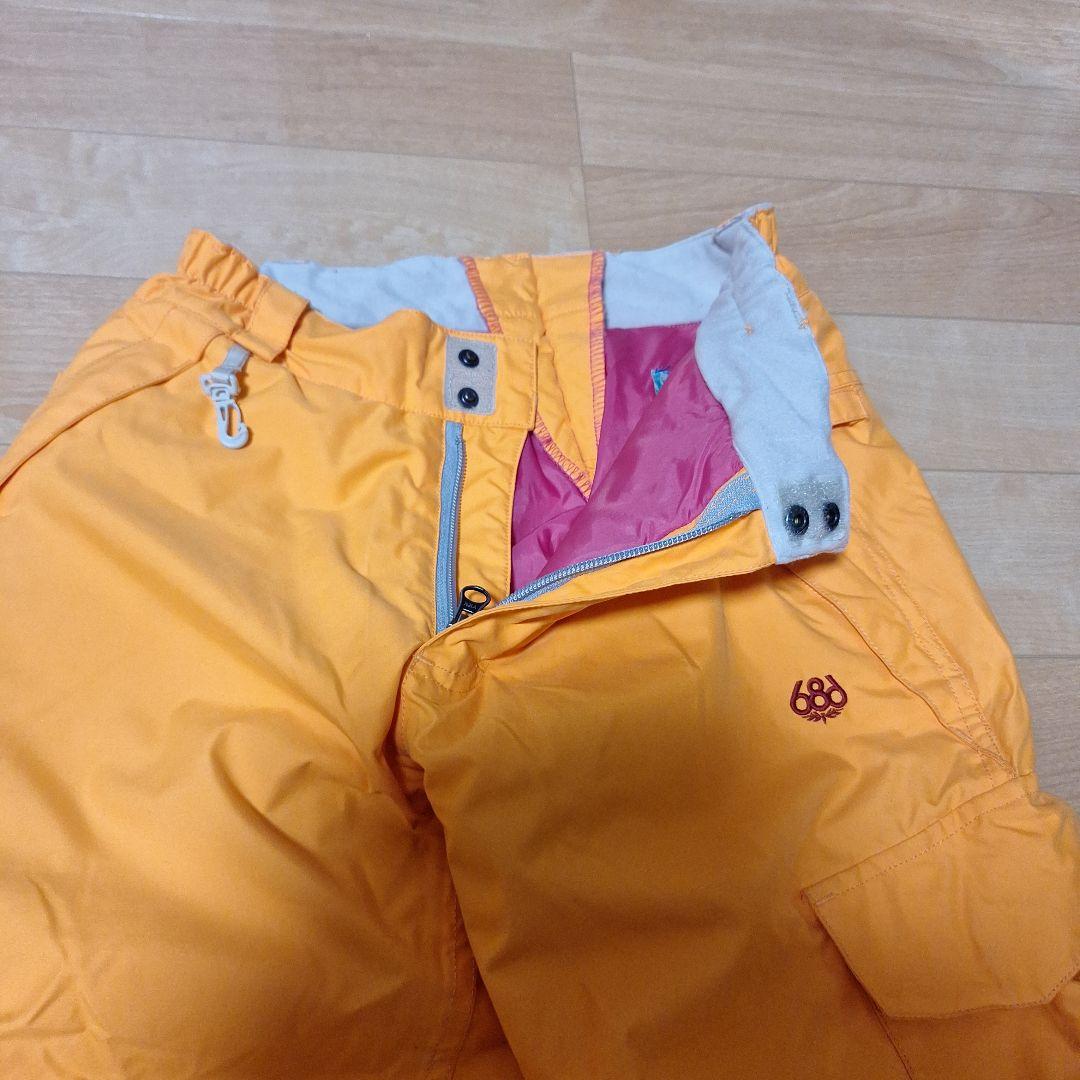 スノーボードウェア686 　ブラック/オレンジ